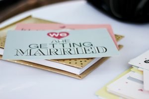 a we are getting mariried invite